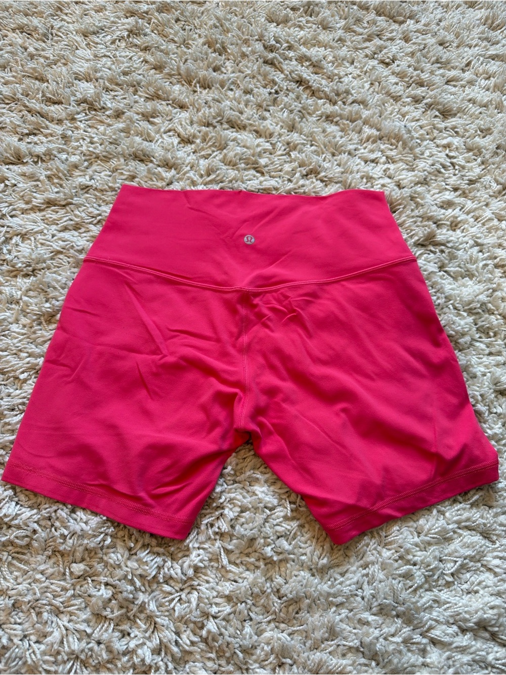 lululemon athletica hot Pink High-Rise Bike Shorts - Double lined